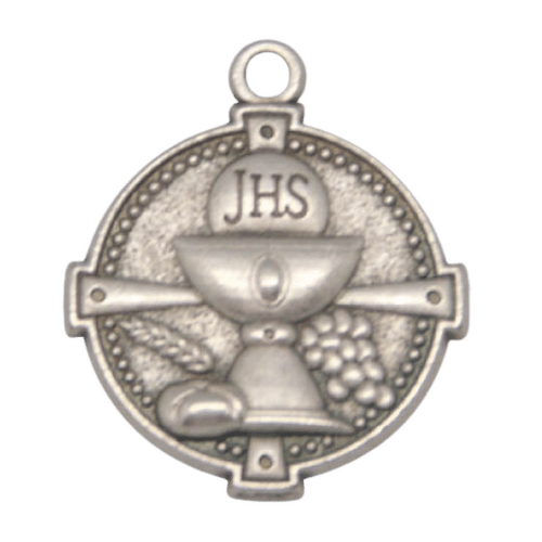 COMMUNION MEDAL SILVER ROUND