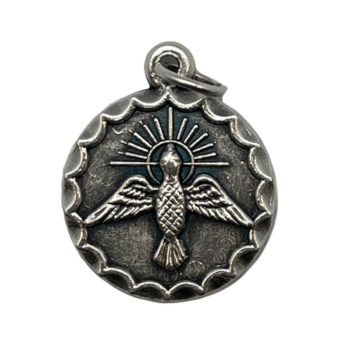 MEDAL HOLY SPIRIT SILVER ALUMINIUM