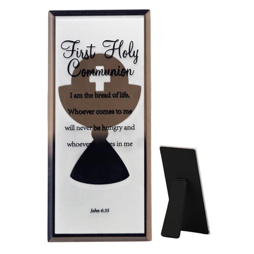 MIRROR PLAQUE FIRST COMMUNION