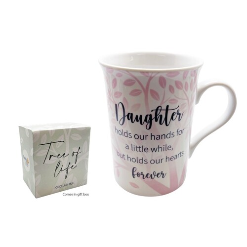 PORCELAIN MUG - TREE OF LIFE SERIES - DAUGHTER