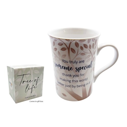 PORCELAIN MUG - TREE OF LIFE SERIES - SOMEONE SPECIAL
