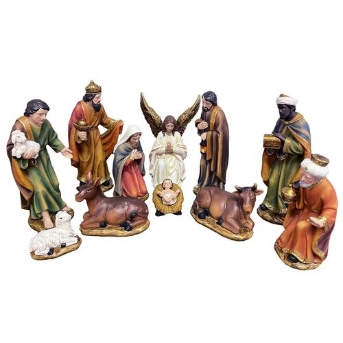 NATIVITY SET RESIN 11PCS 300MM