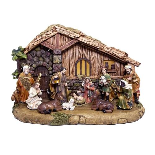 NATIVITY SCENE ALL-IN-ONE 240MM