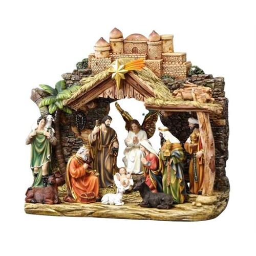 NATIVITY SCENE ALL-IN-ONE 410MM