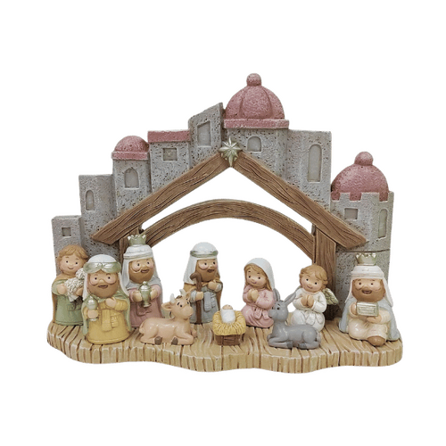 CHILDRENS ALL-IN-ONE NATIVITY SET 170MM