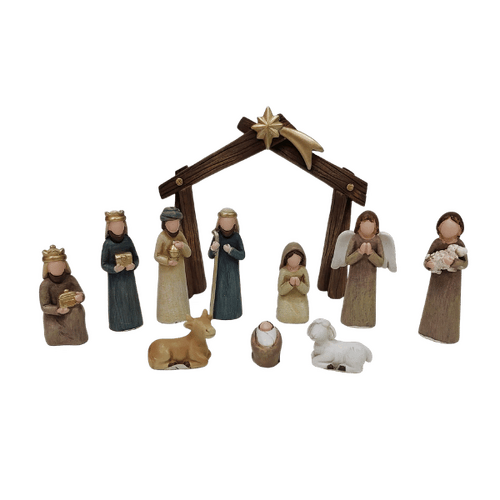 CHILDRENS NATIVITY SET 11PCS