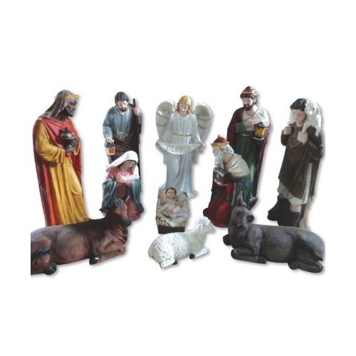 NATIVITY SET FIBREGLASS 11PCS - 1200MM