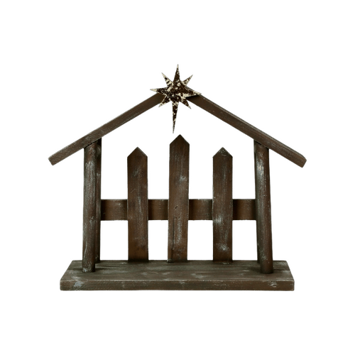 NATIVITY STABLE RESIN 305MM