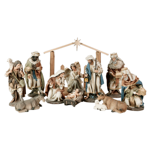 NATIVITY SET & STABLE - 11PCS 300MM