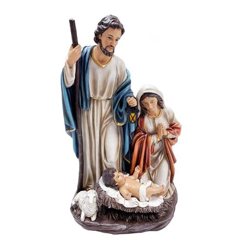 HOLY FAMILY NATIVITY SCENE LARGE 470MM