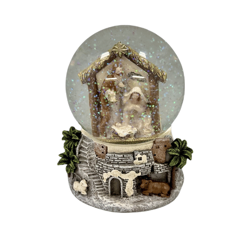 NATIVITY SCENE WATER BALL WITH MUSIC