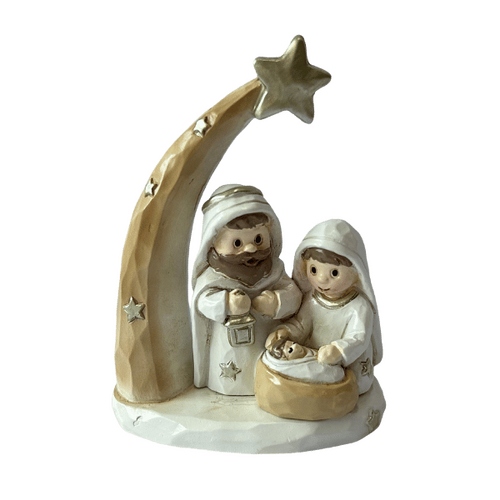 CHILDRENS HOLY FAMILY ORNAMENT 80MM