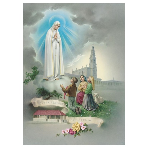 PRINTS COLOURED 10 X 8 Our Lady of Fatima