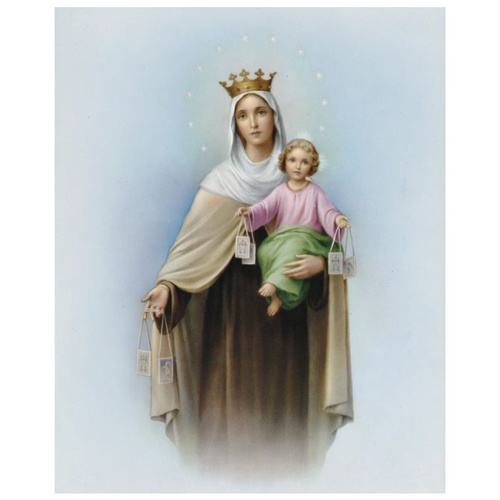 PRINTS COLOURED 10 X 8 Our Lady of Mt Carmel