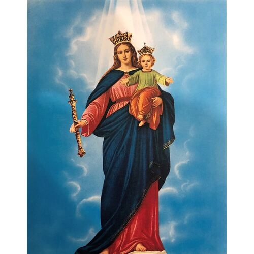 PRINTS COLOURED 10 x 8 Our Lady Help of Christians