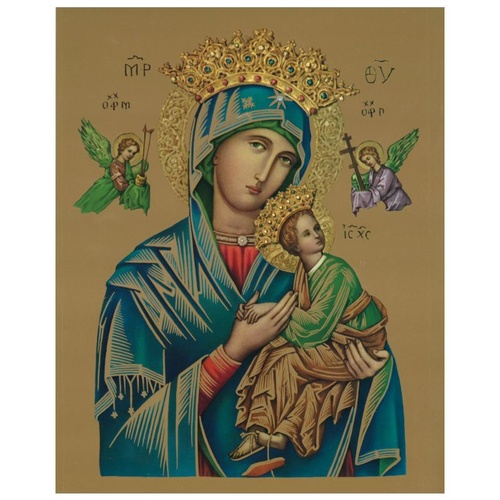PRINTS COLOURED 10 x 8 Our Lady of Perpetual Succour