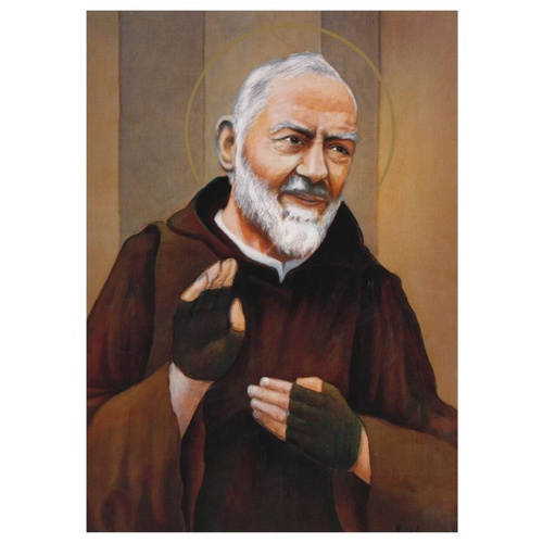 PRINTS COLOURED 10 X 8 St Padre Pio