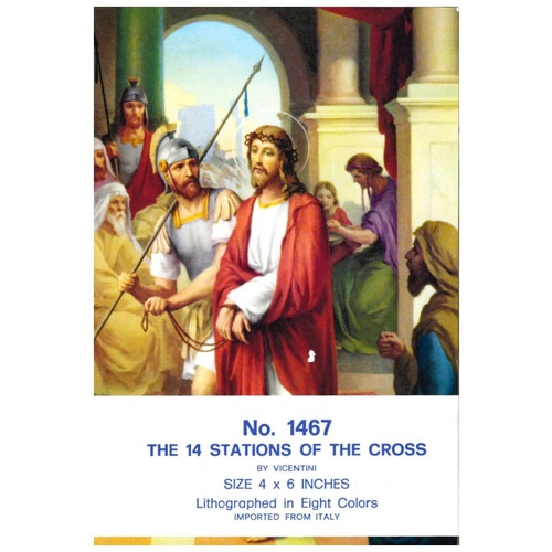 STATIONS OF THE CROSS SET PRINTS 100x 150mm (4x6")