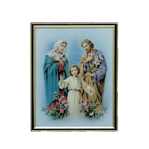 GOLD FRAME HOLY FAMILY                  