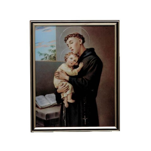 GOLD FRAME ST ANTHONY                   