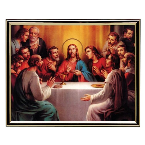 GOLD FRAME LAST SUPPER                  