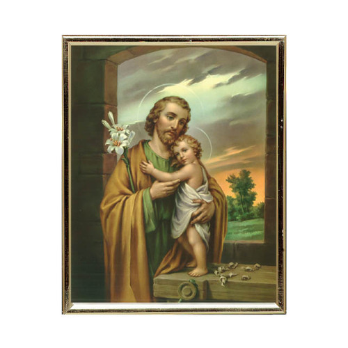GOLD FRAME ST JOSEPH