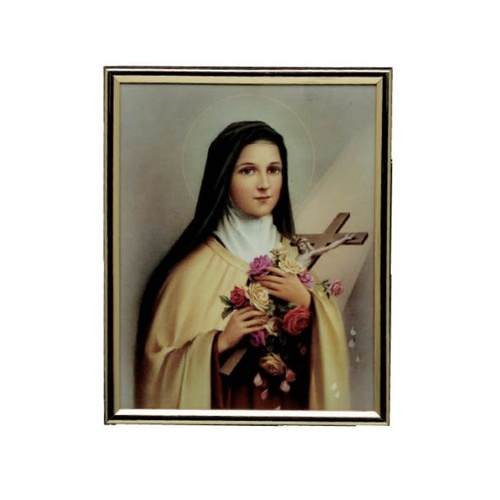 GOLD FRAME ST THERESA