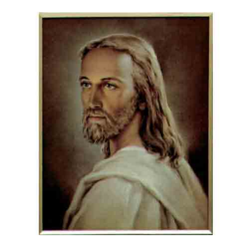 GOLD FRAME HEAD OF CHRIST