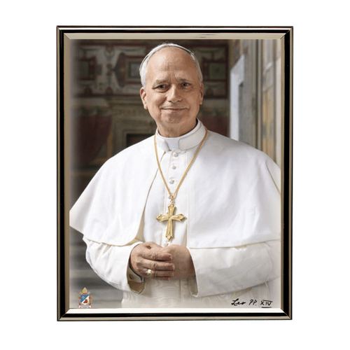 GOLD FRAME - POPE LEO XIV