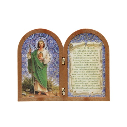 BI FOLD PLAQUE ST JUDE                  