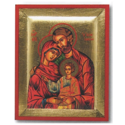 PLAQUE ICON SERIES HOLY FAMILY 80MM x 65MM