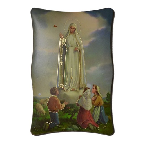 PLASTIC PLAQUE OUR LADY OF FATIMA