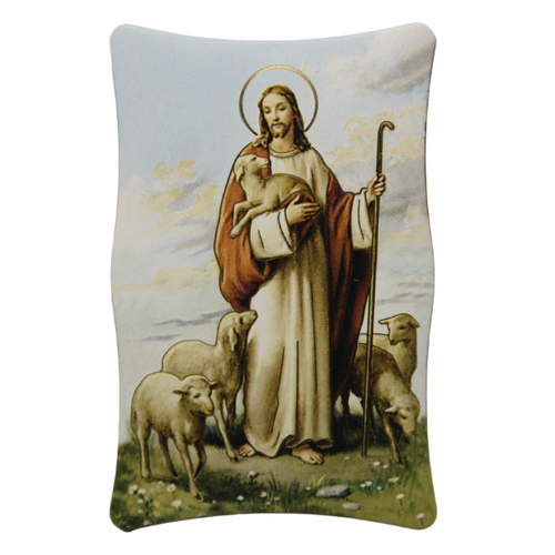 PLASTIC PLAQUE GOOD SHEPHERD