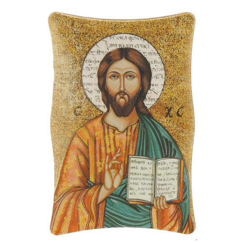 PLASTIC PLAQUE CHRIST THE TEACHER 11 X 7