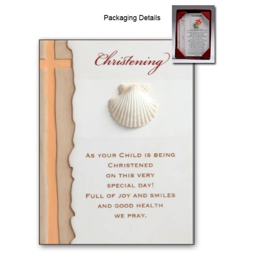 RESIN PLAQUE CHRISTENING