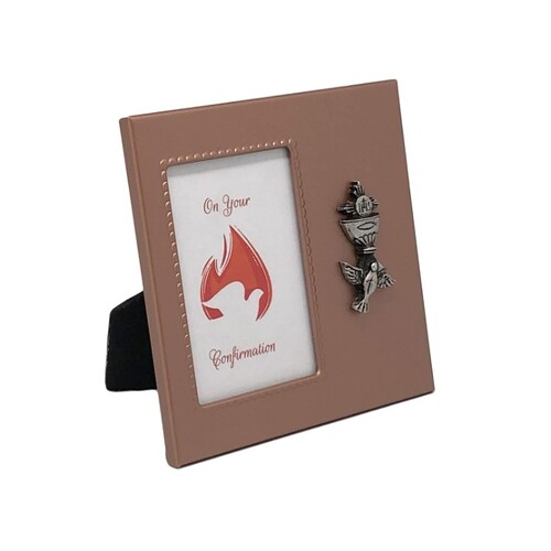 CONFIRMATION METAL FRAME PINK