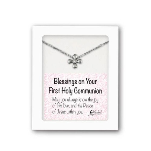 COMMUNION SILVER PENDANT - CROSS