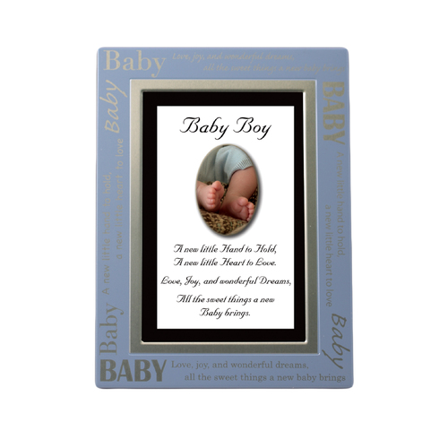 BABY BOY MESSAGE FRAME 
