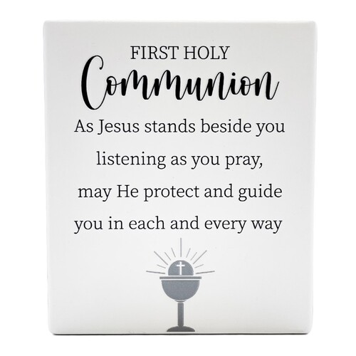 PORCELAIN INFINITY PLAQUE COMMUNION