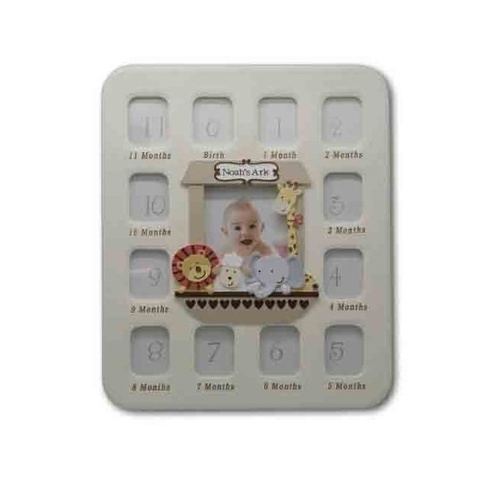 1st YEAR PHOTO FRAME NOAHS ARK - HANGING OR STANDING 