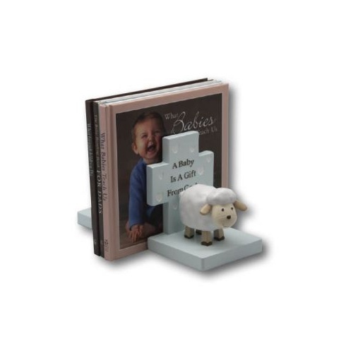 BLESS THIS BABY BOOKENDS - BOY