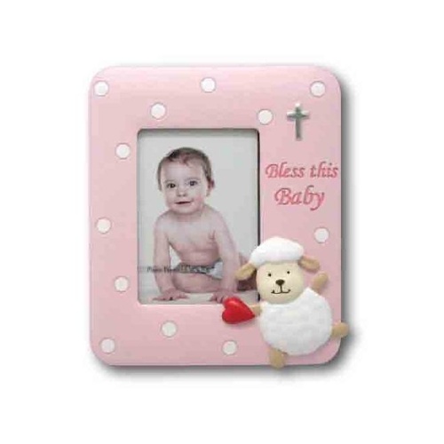 BLESS THIS BABY FRAME SMALL - GIRL