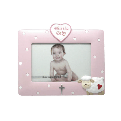 BLESS THIS BABY PHOTO FRAME - GIRL