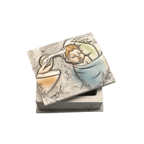 BAPTISM TRINKET BOX BOY