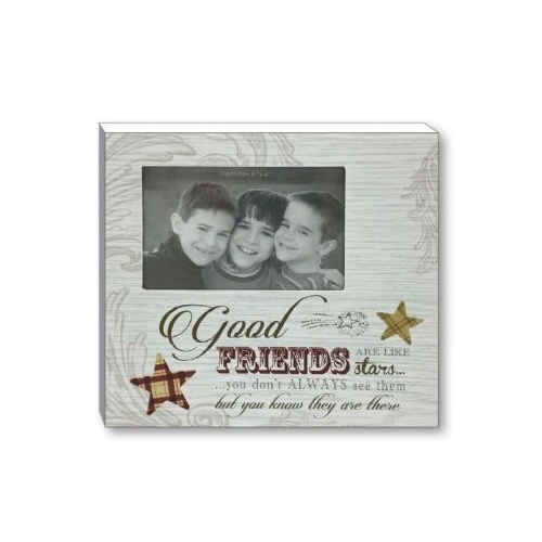 WOODEN HANGING FRAME GOOD FRIENDS