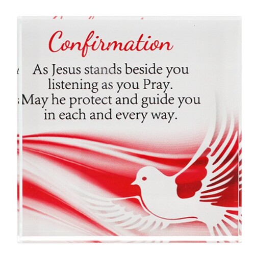 CRYSTAL PAPERWEIGHT BLOCK FIRST CONFIRMATION