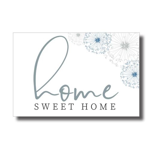 HOME WARMER PLAQUE PORCELAIN - HOME SWEET HOME