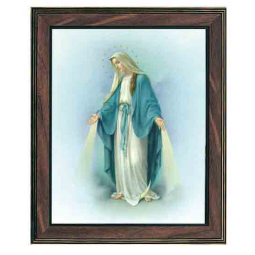 WOOD FRAME WITH PRINT 10X8 Miraculous