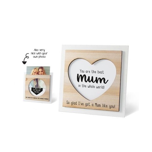 WOODEN PHOTO FRAME MUM