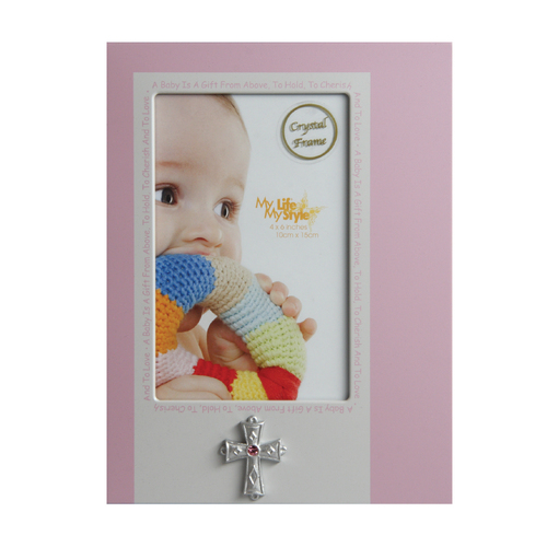 BABY PHOTO FRAME PINK